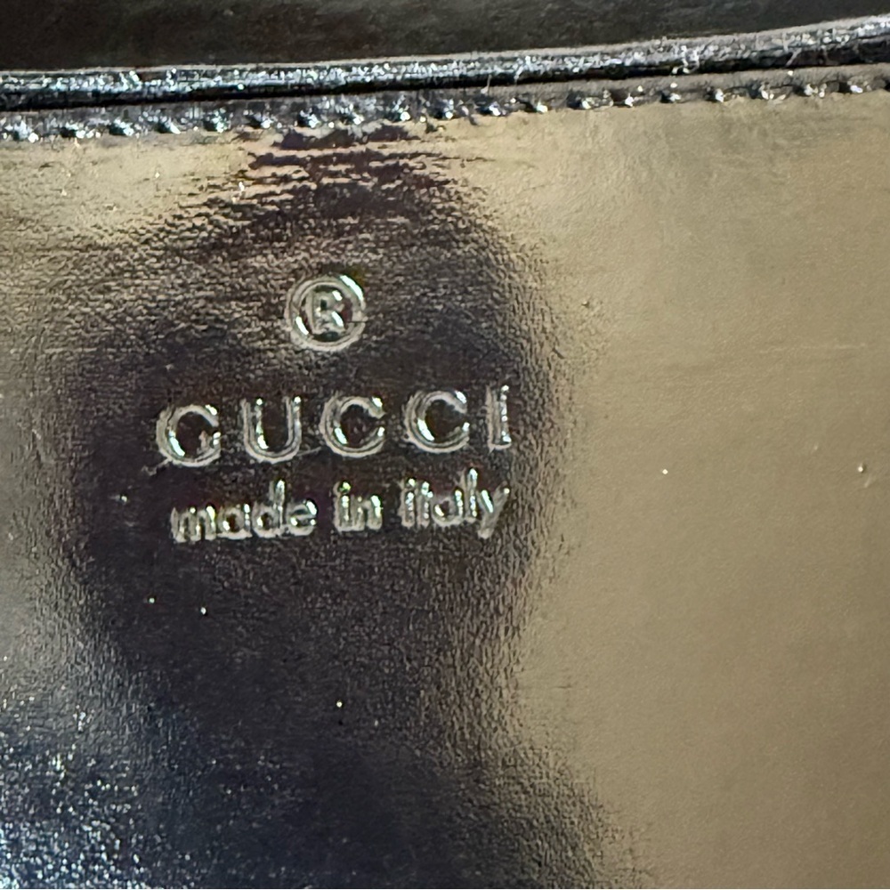 🔥AUTHENTIC GUCCI BLACK DENIM & LEATHER TOTE BAG🔥 - Picture 13 of 16